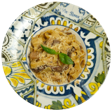 Fettuccine vitello e porcini