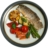 Трота кон вердура грілья