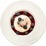Panna cotta ai frutti di bosco