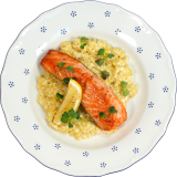 Baked salmon
