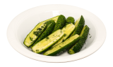 Lightly salted cucumbers