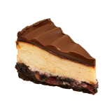 Cheesecake with Poppy Seeds and Cherries