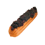 Poppy Seed and Cherry Éclair