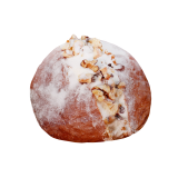 Maritozzo with nuts