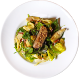 Салат зі стейком тунця