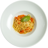 Спагеті з помідорами та анчоусами