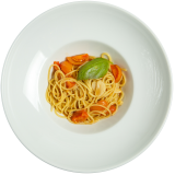 Спагеті з помідором та анчоусами