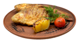 Fried crucian carp