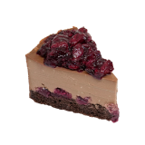 Cherry-chocolate cheesecake