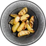 Grilled potatoes