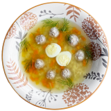 Суп з м'ясними фрикадельками