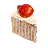 Strawberry roll cake