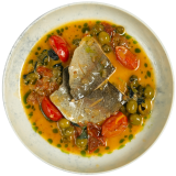 Sicilian trout fillet
