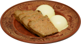 Печінковий паштет з маслом
